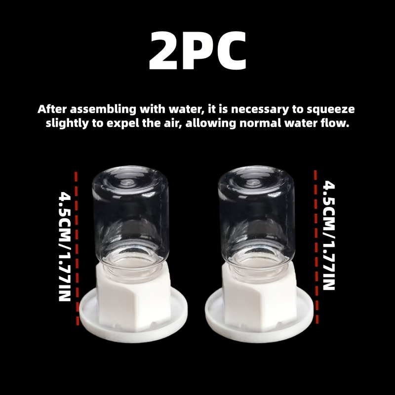 2pcs Mini Automatic Water Dispensers For And Insects, Portable Water Bottles, Suitable For Jumping , Tarantulas, Ants, And Other , Pet Supplies For Terrariums