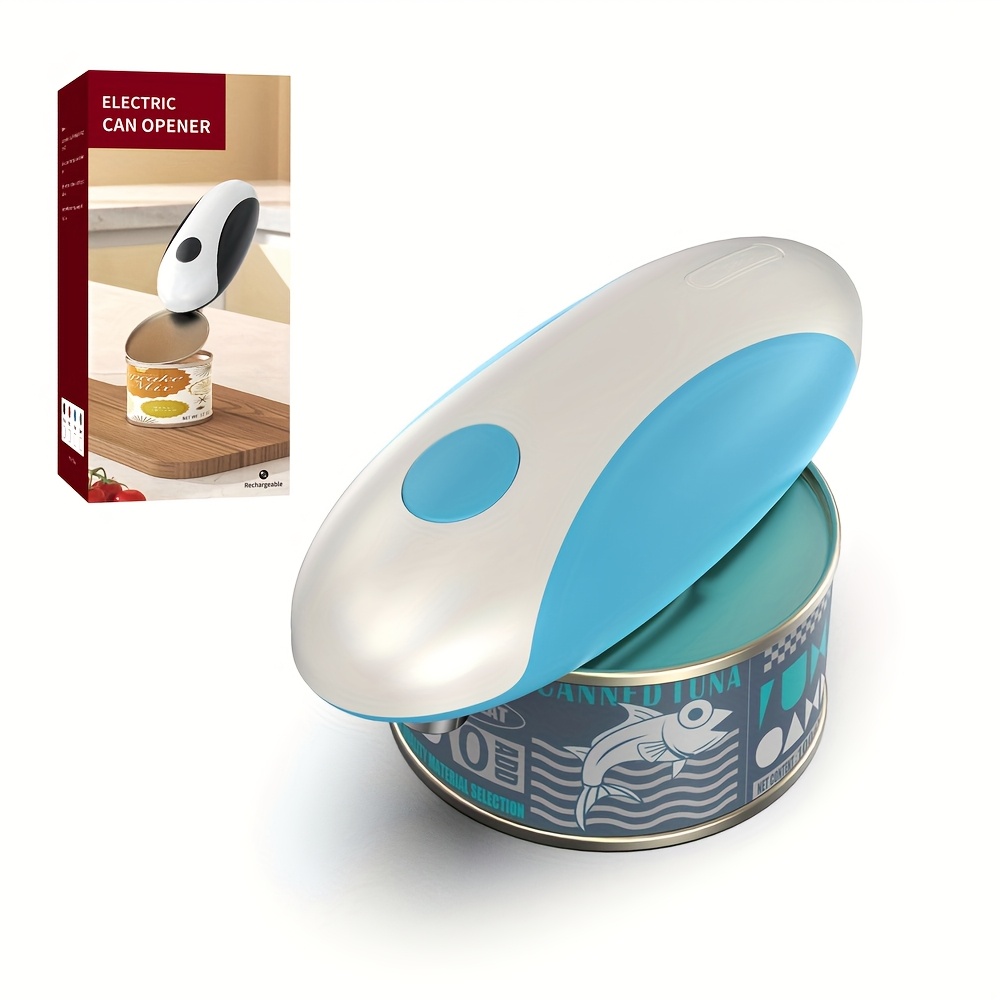 Cliton Can Opener - Usb-c Rechargeable & Long-lasting Cordless | Smart Charging, + Ergo Grip | For Moms/grandparents (christmas/mother's Day/birthday) | Essential