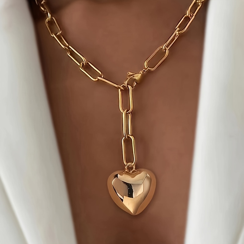 

1pc Gold-tone Stainless Steel Pendant , For And , 's Day , Jewelry