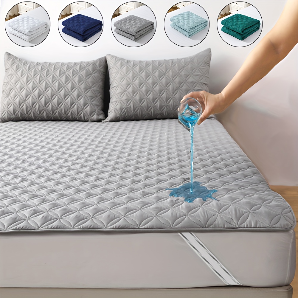 

Waterproof Mattress Protector - Dustproof, Hypoallergenic & Breathable Cover For Bedroom, Dorms & Hotels (pillowcase Not Included), Thickened, Noiseless, Mattress Pad