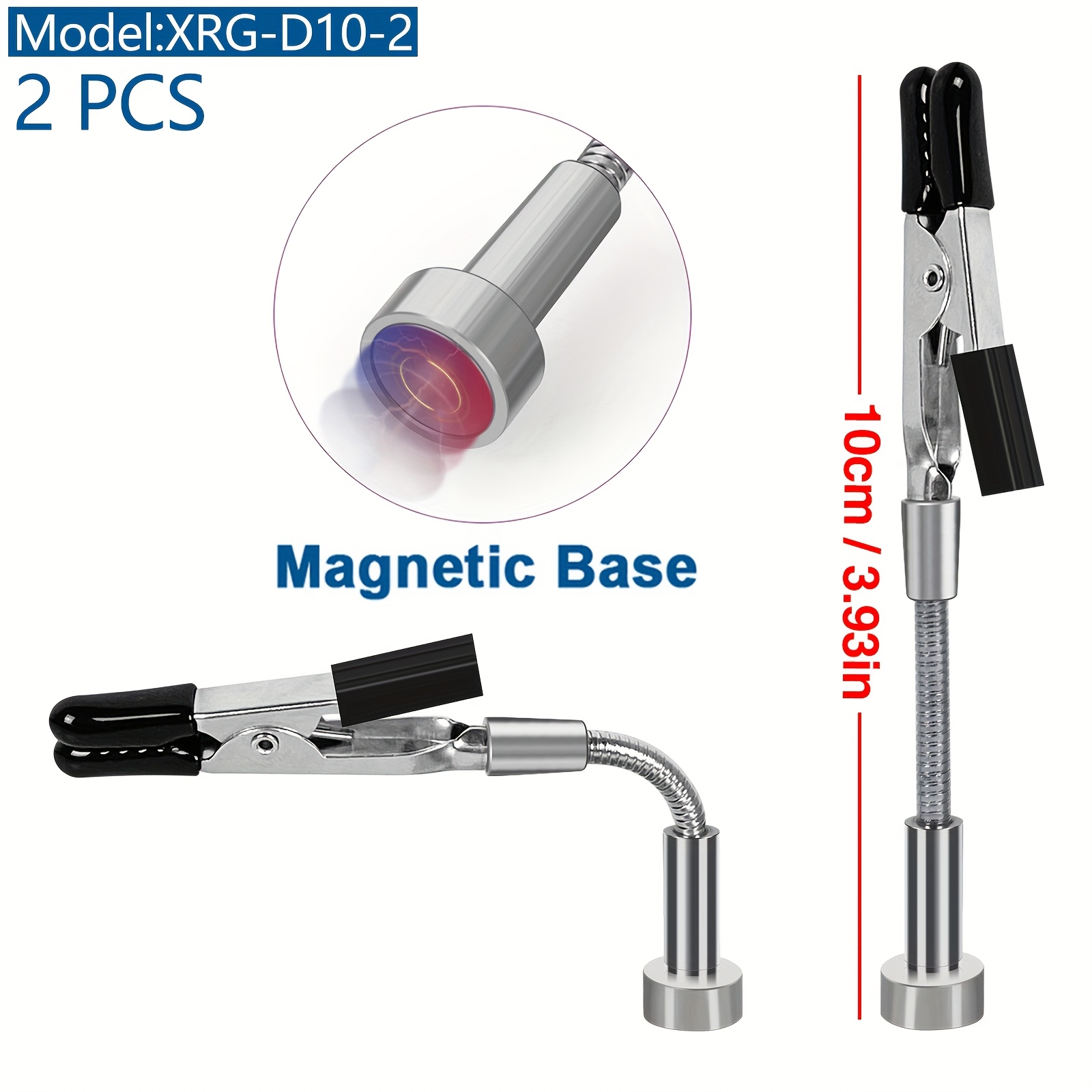 TEMU 2/4 pezzi Artificiali Magnetiche Stazione Saldante Supporto PCB Artificiali Flessibili in Metallo Strumento di Saldatura per Riparazione