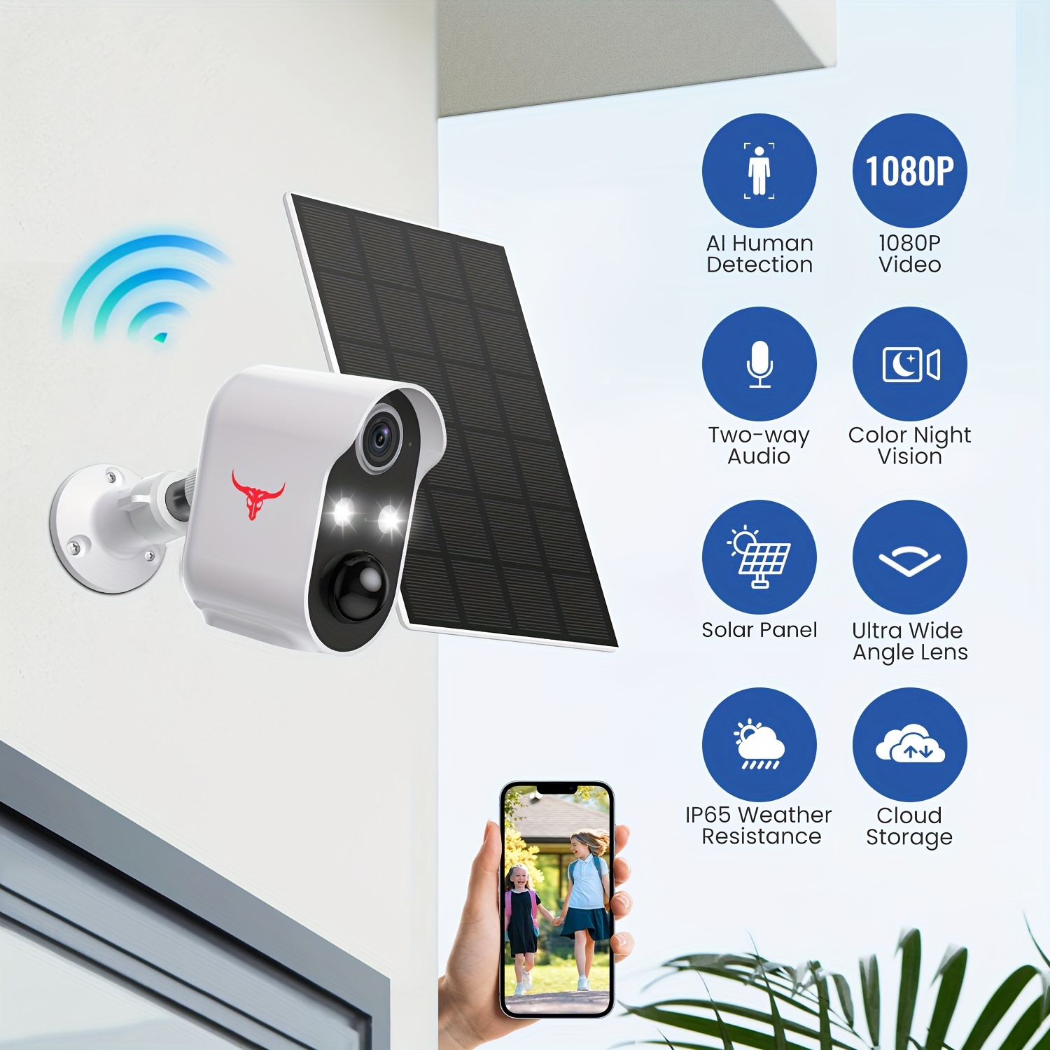 Sistema de video vigilancia solar cctv hogar negocio