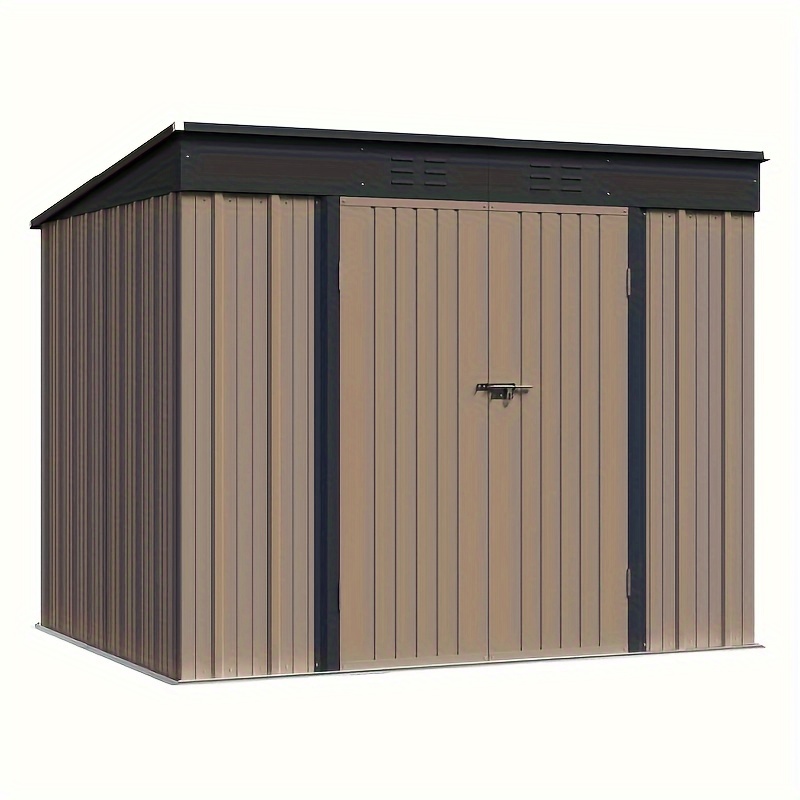 

8ft. W X 6 Ft. D Metal Vertical Storage Shed