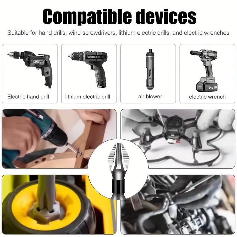 9pcs magnetic cross screwdriver bit set impact resistant k5 alloy steel hex shank drill bits for electric screwdrivers power drill hand drill no battery required screwdrivers for electric drills Product details 4