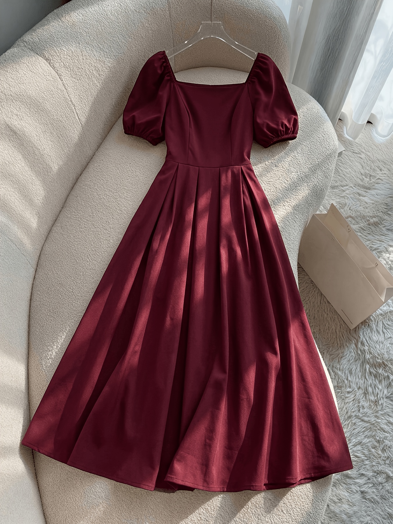 temu burgundy dress Burgundy Corset Sweetheart Tight Short Homecoming Dress