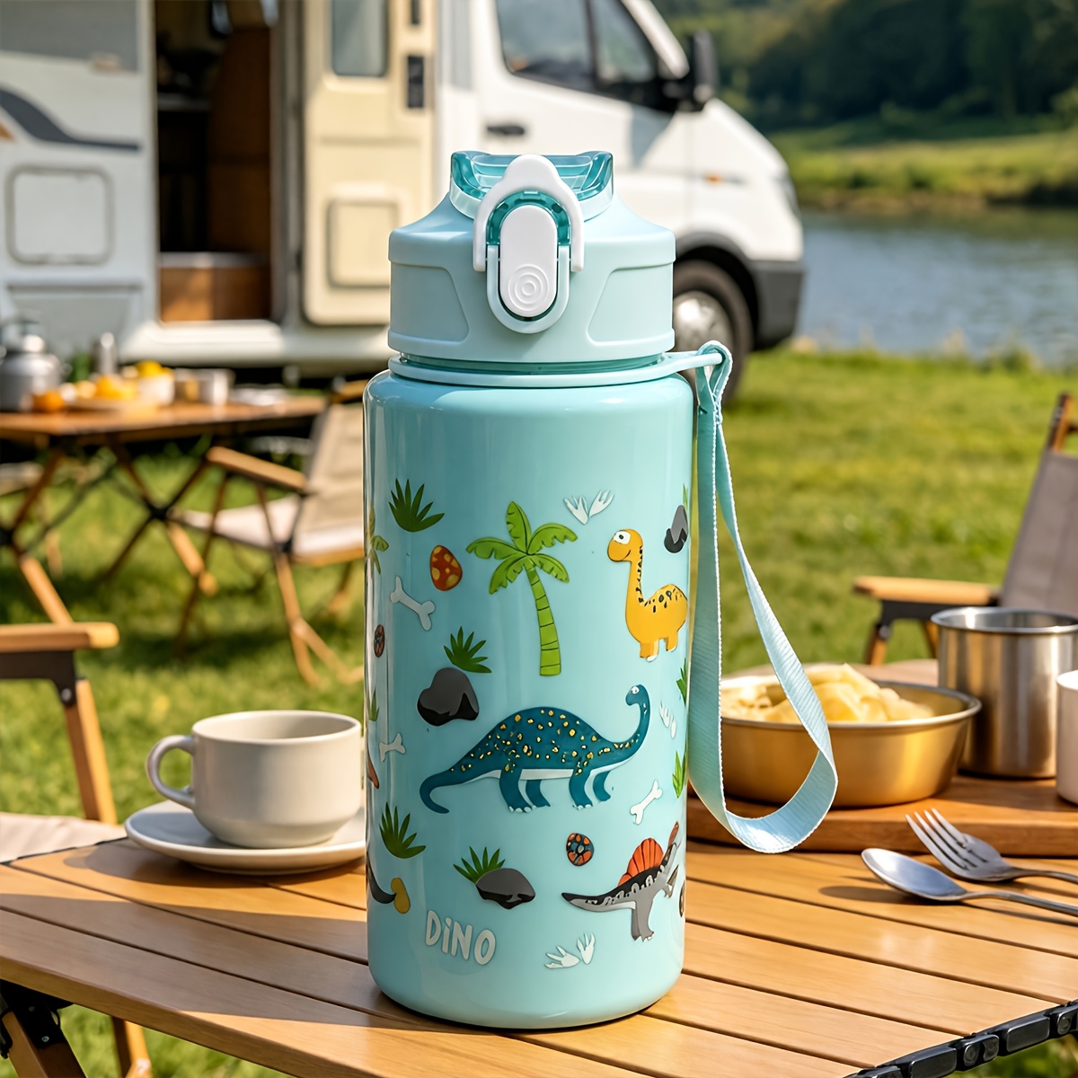 TEMU Un gobelet d'été à paille de 500 ml, parfait pour votre , votre famille ou votre meilleure pendant la rentrée scolaire. Cette bouteille d'eau