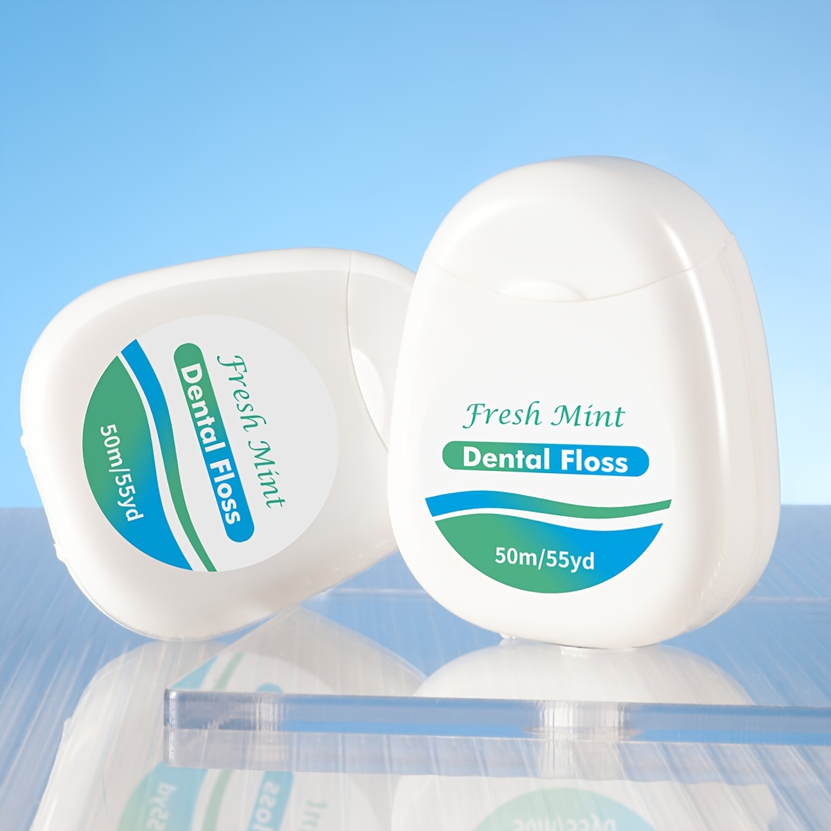 polyethylene dental floss tape peppermint flavor /55yd Temu Colombia