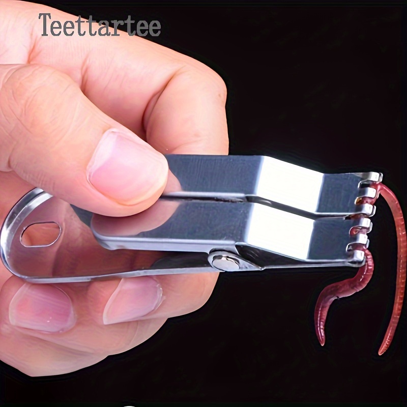 

Stainless Steel Fishing Clip - Quick Live Worm For Outdoor Camping & Hunting