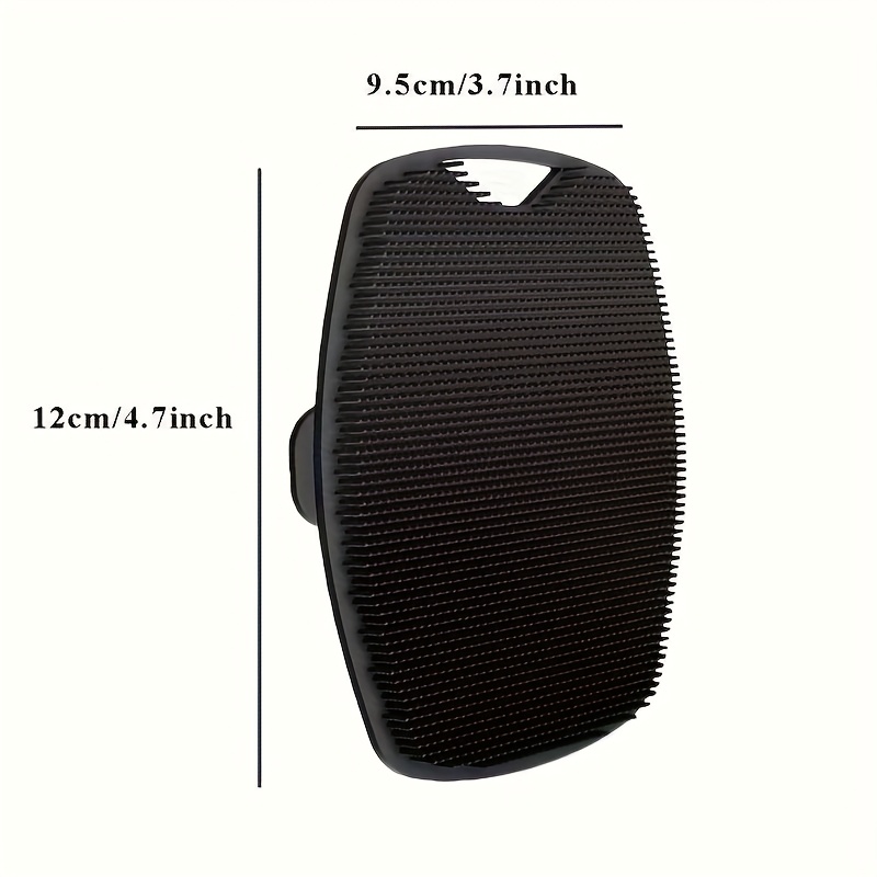 2pcs Soft Silicone Exfoliating Pad with Toothpaste Tube Squeezer