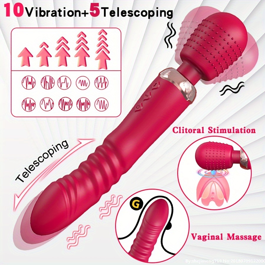 sex toy thrust Pro-Thrust Thrusting Suction Silicone Rabbit Vibrator: Sex Toy Distributing main image 0