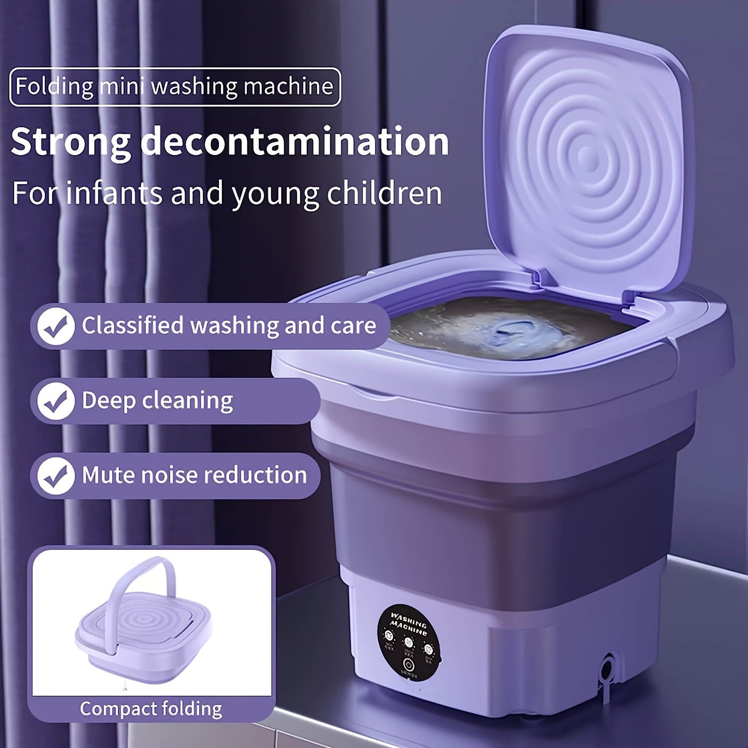 Folding Portable Washing Machine