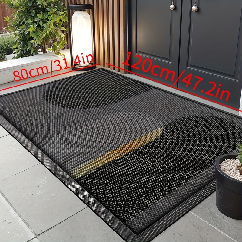 TEMU A Single Heavy-duty Anti-slip Entrance Mat From The Dongyang Brand, Designed For Durability And High-end Use. This Front Door Carpet Is Highly
