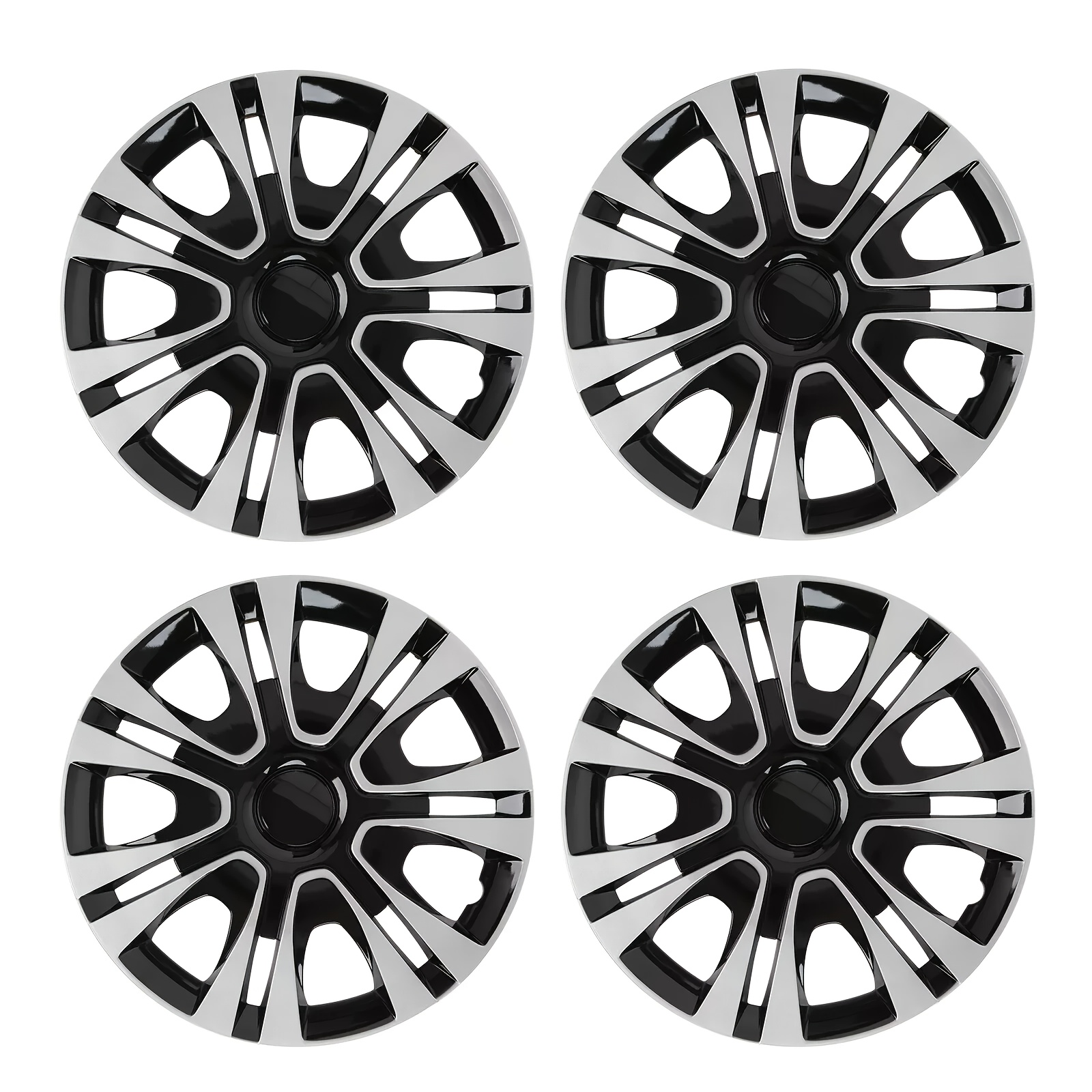 TEMU 15 Inch 4pcs Universal Covers, Car Tire Caps, Wheel Decoration Covers, Installation, Durable, Wear-resistant, , Suitable For Vehicle Models