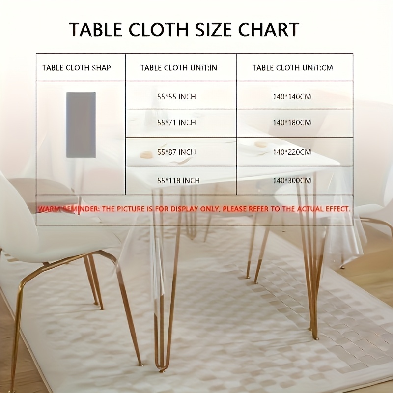 Protector De Mesa De Plastico Protector Mesa Transparente 145x220