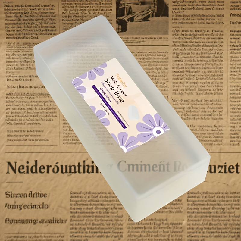 TEMU 5.2-pound Transparent Soap Base, Melt-and-pour Option For Crafting Your Own Soap. Clear, Unscented, And Easy To