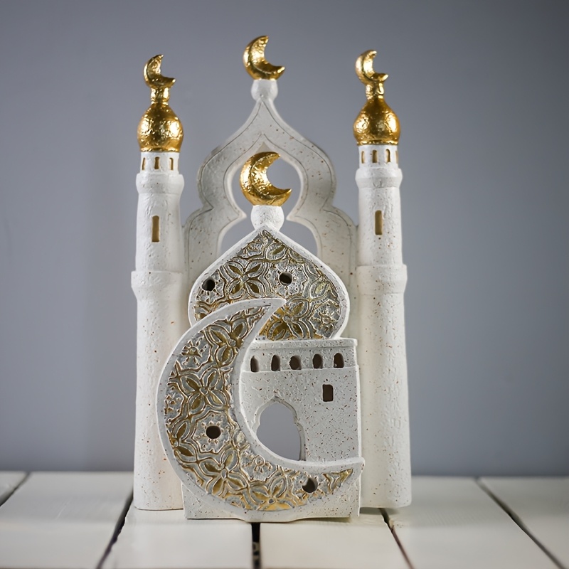 TEMU Ramadan Castle Decorative Resin Ornament