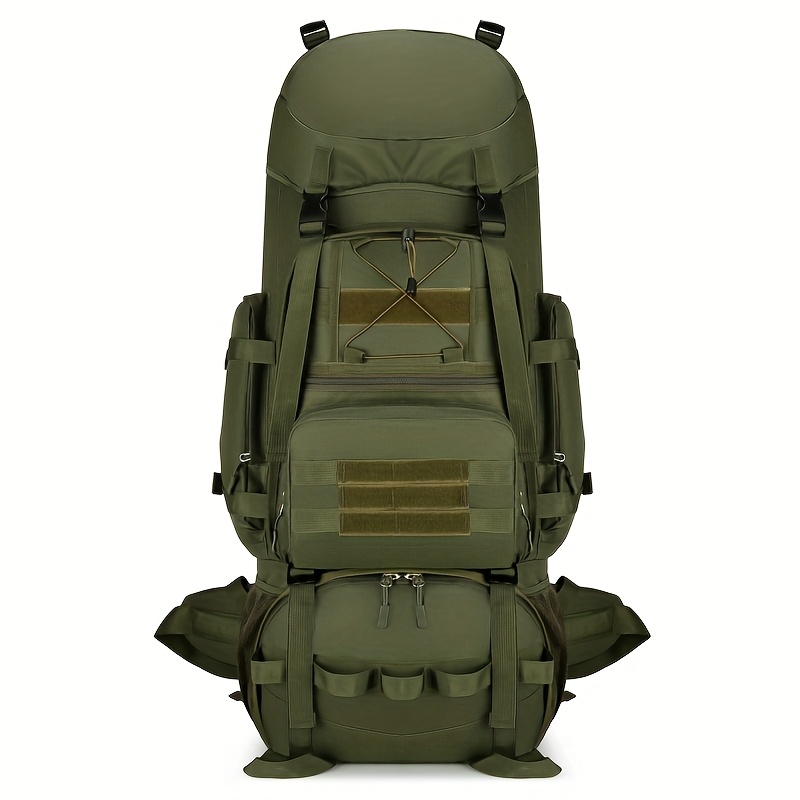 100 Large Capacity Oxford Cloth Sturdy Wear-resistant Hiking Travel Backpack