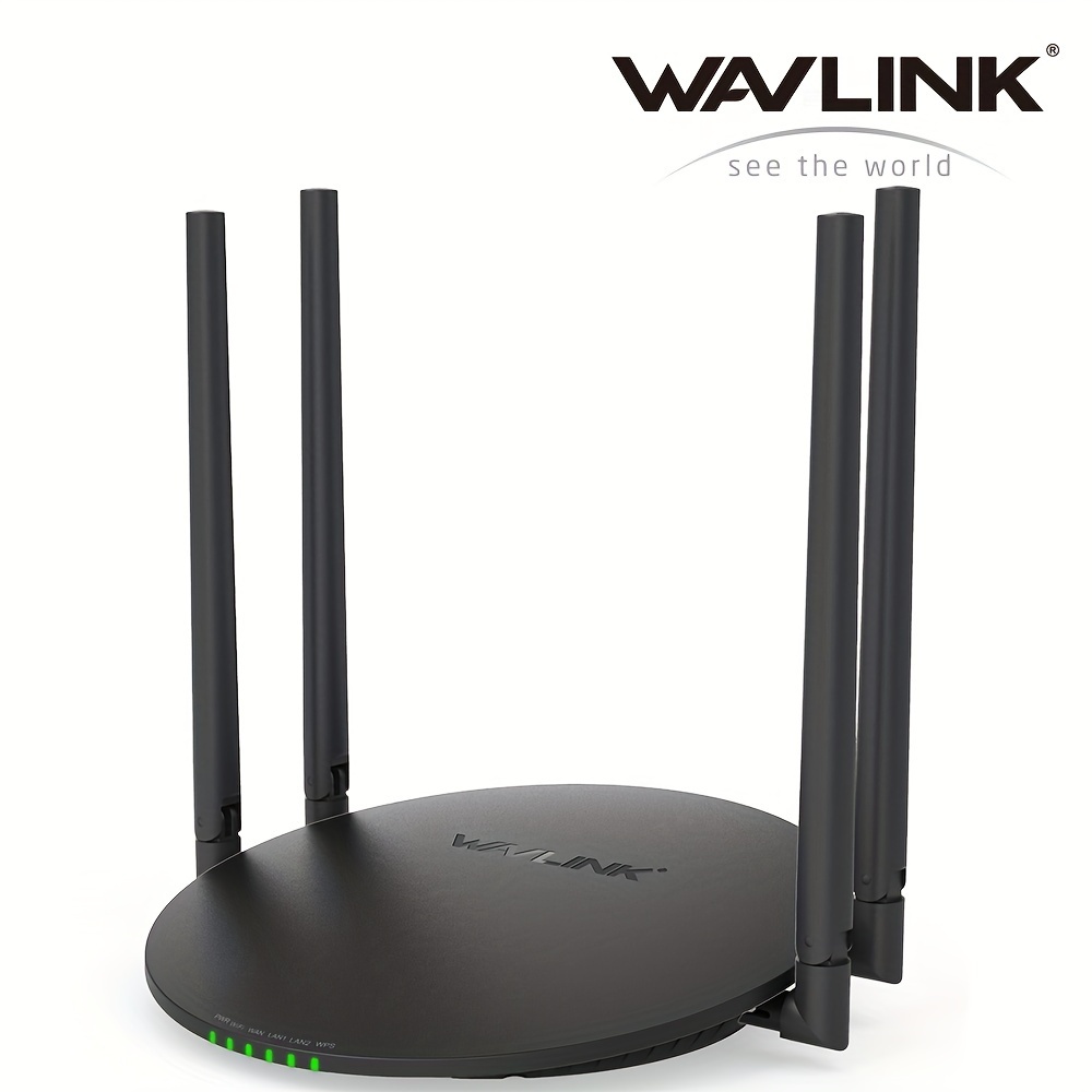 

Wifi Router 1200mbps, Wavlink Wireless Router 5ghz+2.4ghz Wifi 5 Router With 100mbps Wan/lan, Internet Router Long Range Coverage For Computer, , Supports Router/repeater Mode