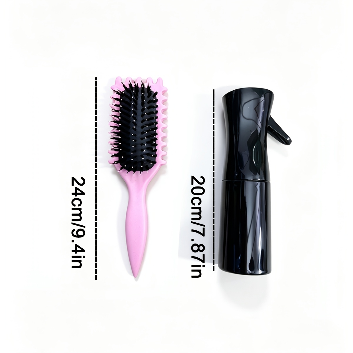 3pcs Curling Styling Tool Set with Comb and Spray Bottle