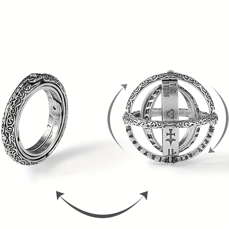 Celestial Astronomical Ball Ring Pendant - Ideal Gift for Astronomy Fan