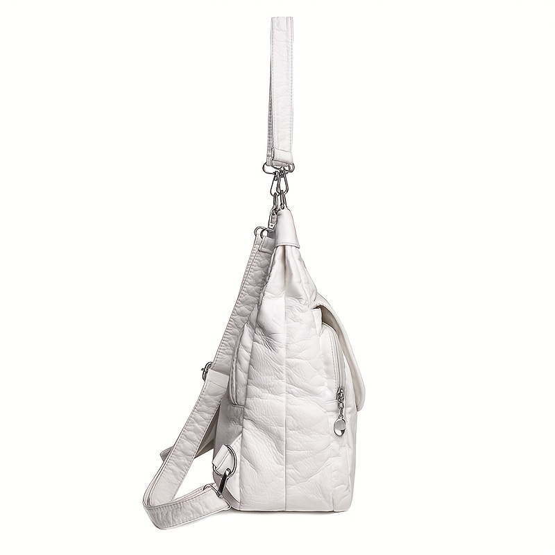 Moqueta Convertible para Mujer/Bolso de Hombro/Tote - Cierre con Cremallera, Compartimento Espacioso, Ligero para Trabajo y Viaje - Disponible en Blanco, , Rojo, Gris - Bolso Minimalista, Bandolera, Textura Suave