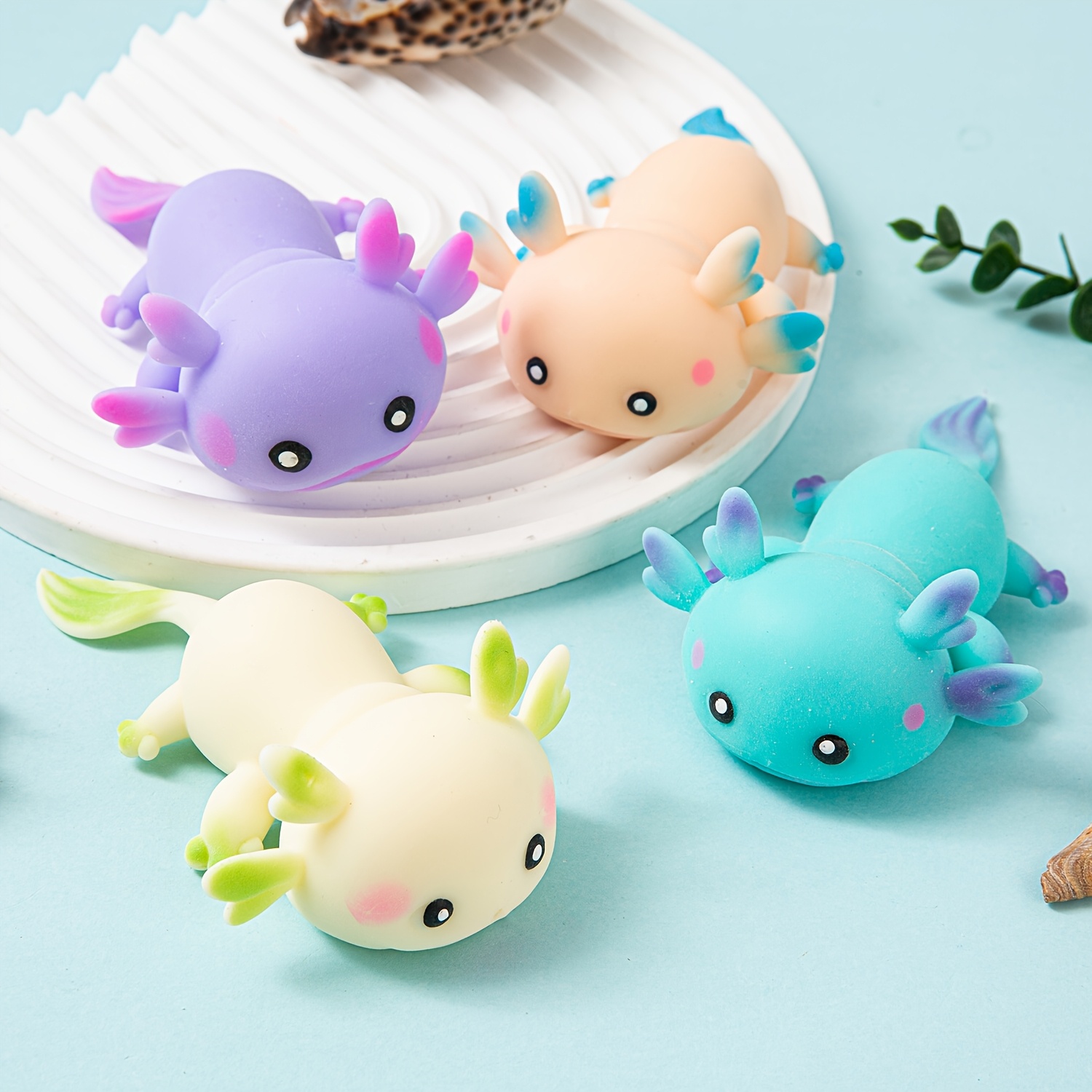 mango ice cream mini diy squeeze toy cute romantic, with slow