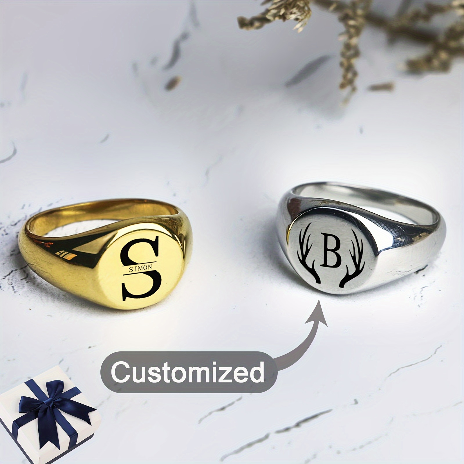 

Personalized Steel - Engraved , Unique For , , Hypoallergenic, And - Jewelry