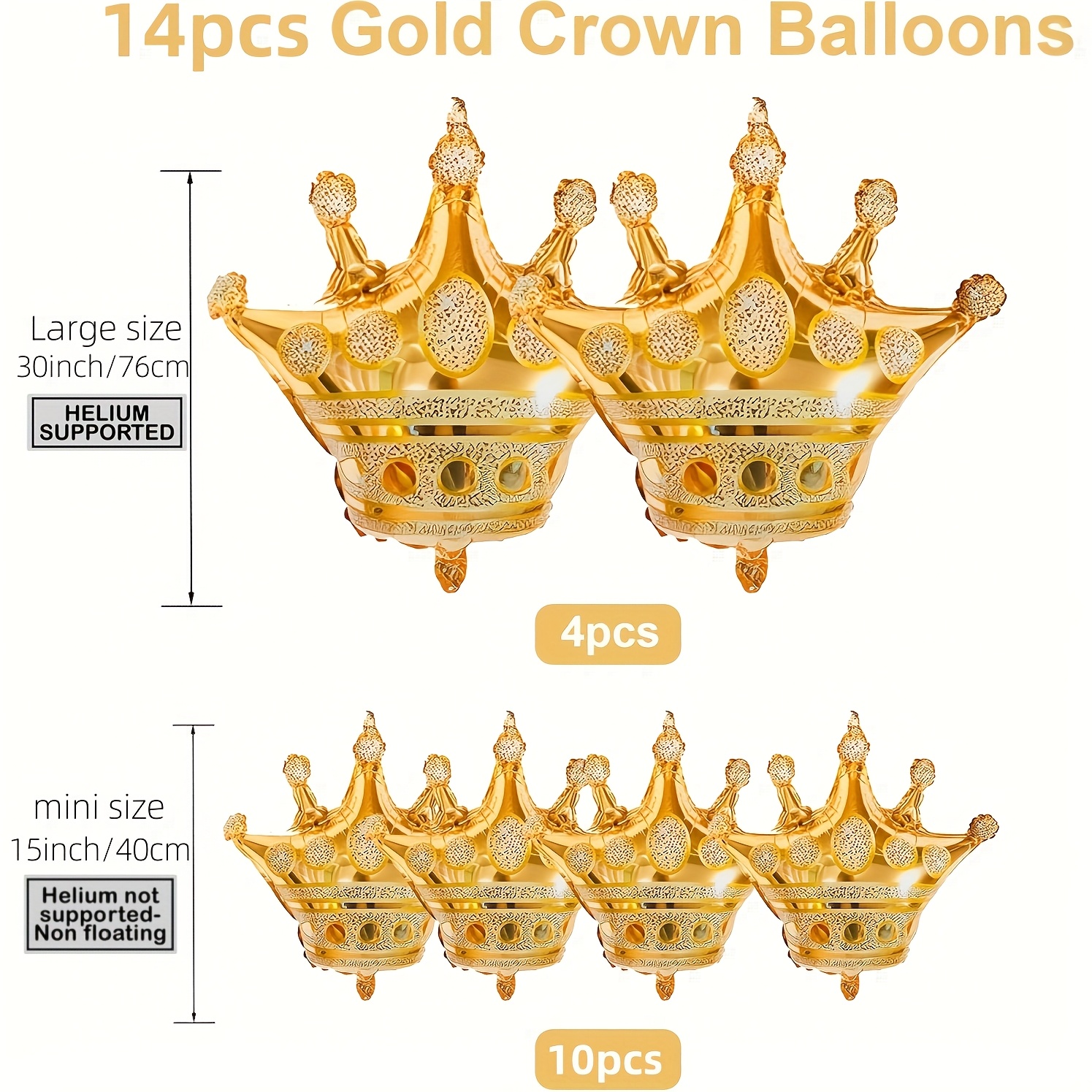 Image of 14pcs Foil Balloons, Wedding Bride Gift Shower Engagement Singles New Year Birthday Party Decorations