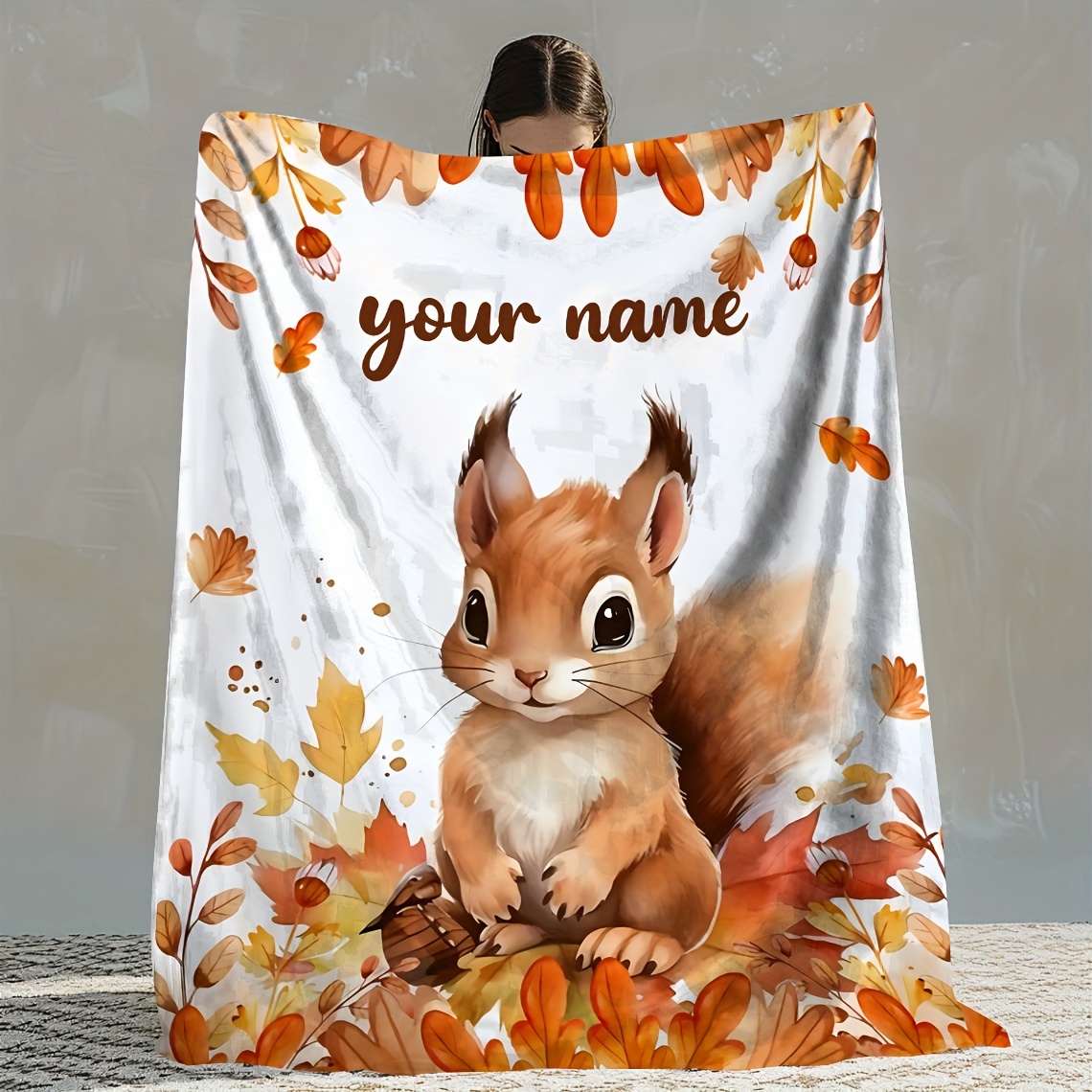 

Personalized Blanket: Fall - Fleece, All , 51.18" X 39.37" (130cm X 100cm)