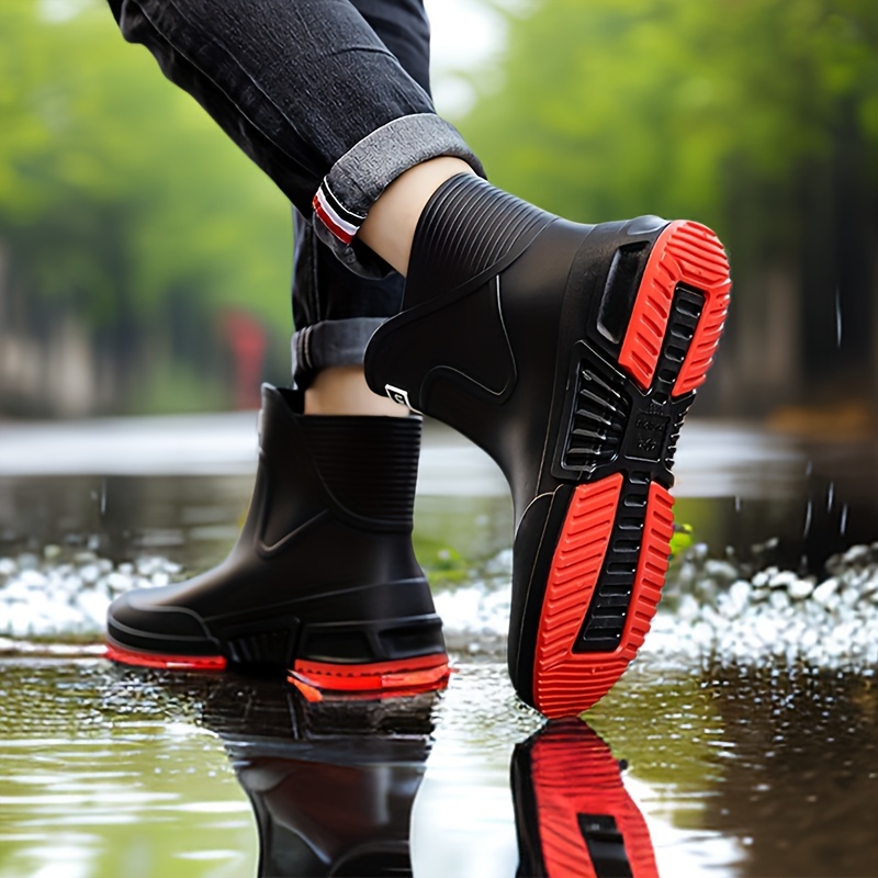 Plus Size Mens Rain Boots Non Slip Wear Resistant Waterproof - Temu United  Arab Emirates