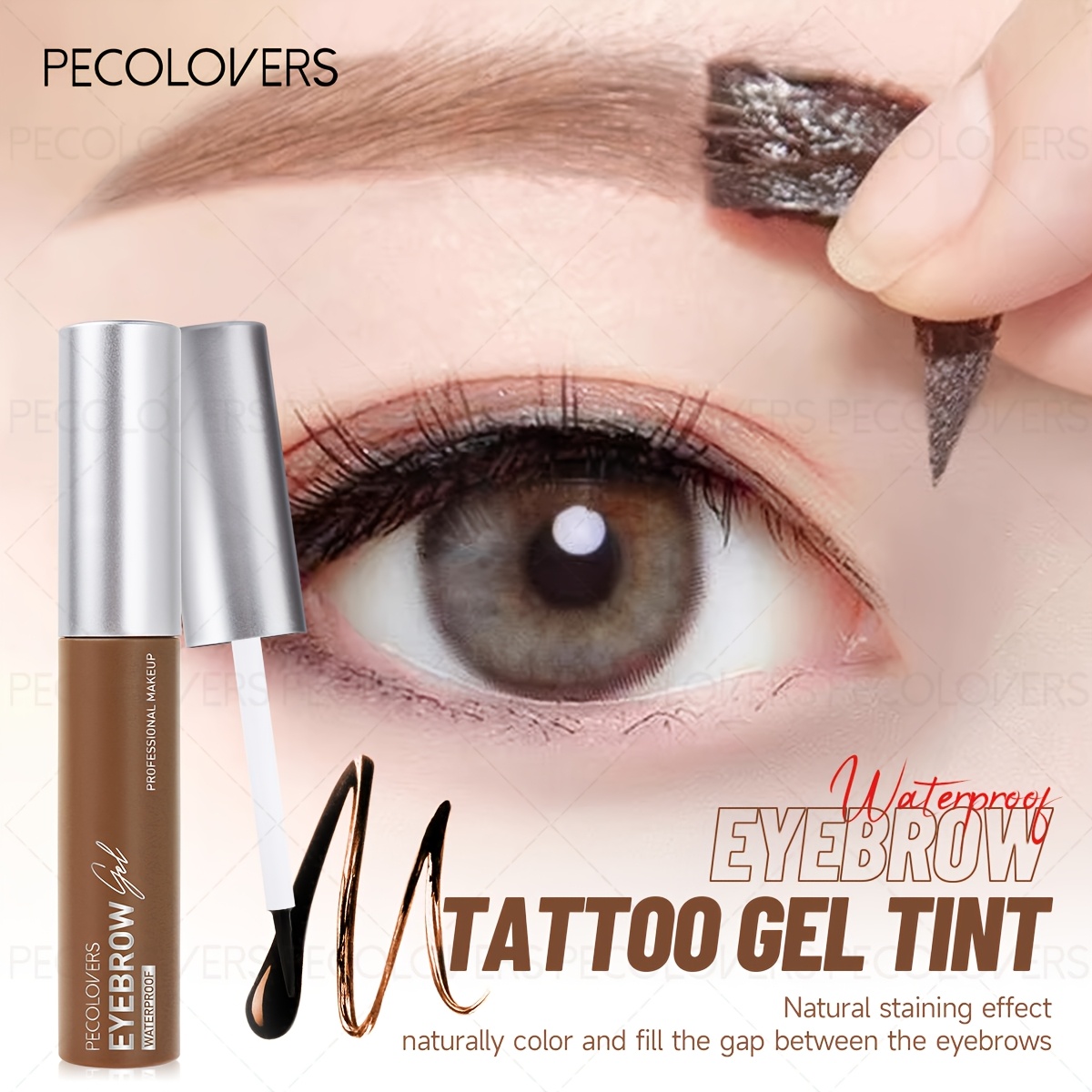 Eyebrow Tint Gel for Long-Lasting Waterproof Brow Colour