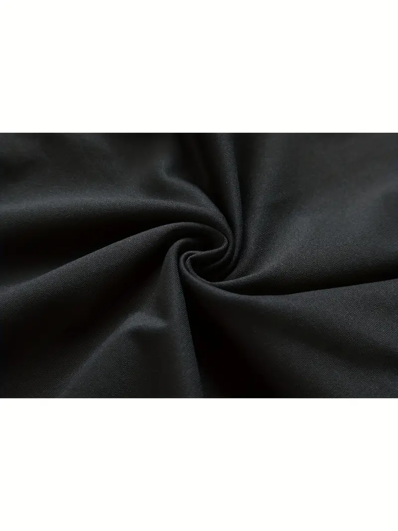 pantalon taille haute pour femme avec ceinture à cordon, tissu élastique, poches latérales et design froncé pour le camping et le port - noir, extérieur | pantalon à ceinture froncée | pantalon en tissu extensible Détails du produit 32