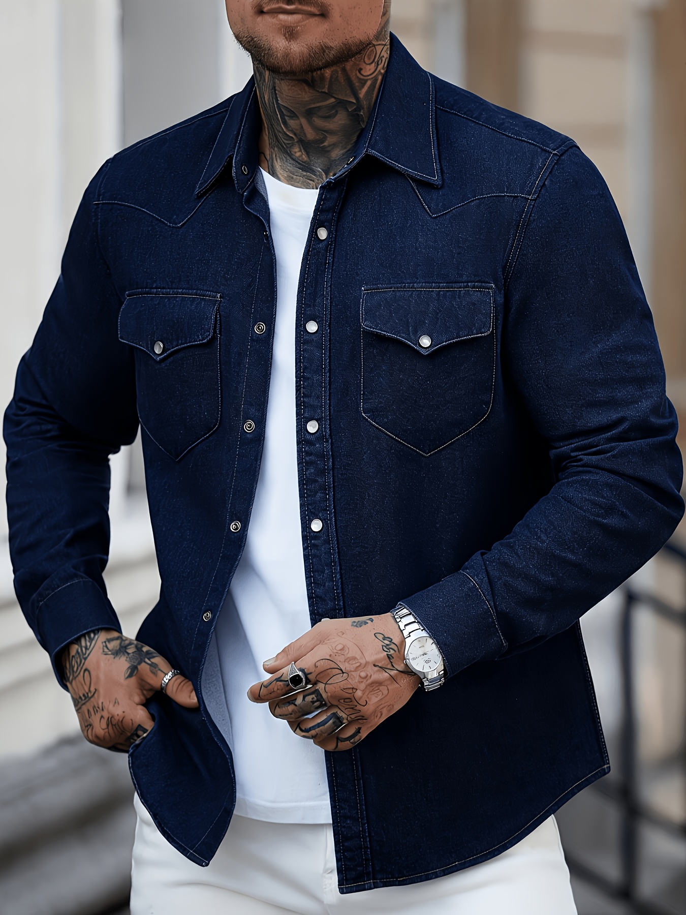 Men's Denim Shirt