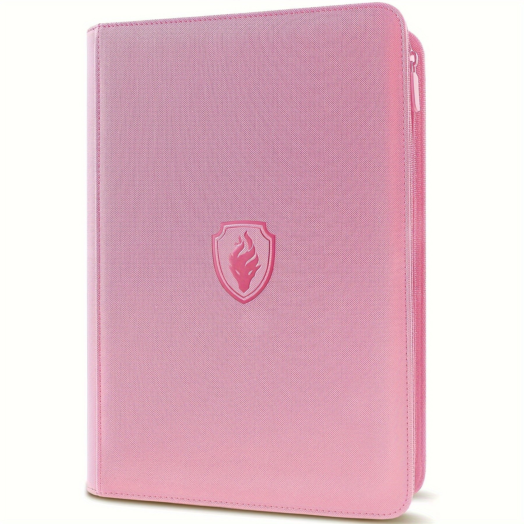TEMU Raccoglitore Premium per Carte con 9 Tasche e Zip - Album per Carte da Gioco in Pelle Resistente con Funzione di Caricamento Laterale per MTG,