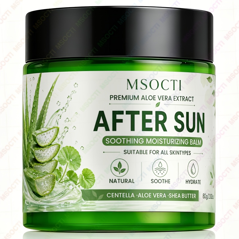 98% Aloe Vera Moisturizing Cream for After-Sun Care