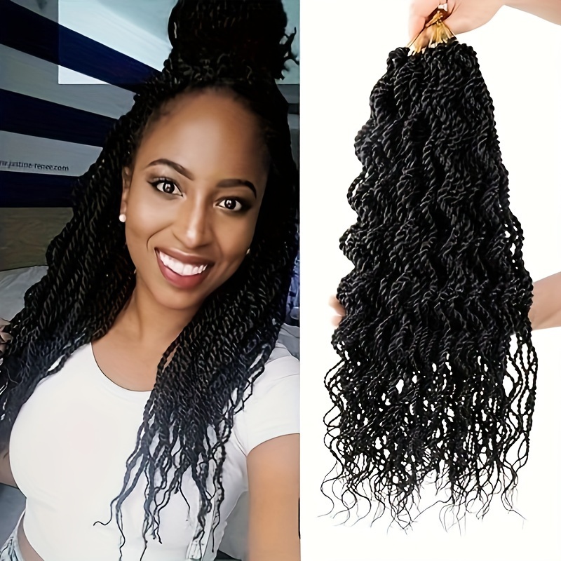 Senegalese Twist Crochet Hair Women Crochet Braids Hair - Temu