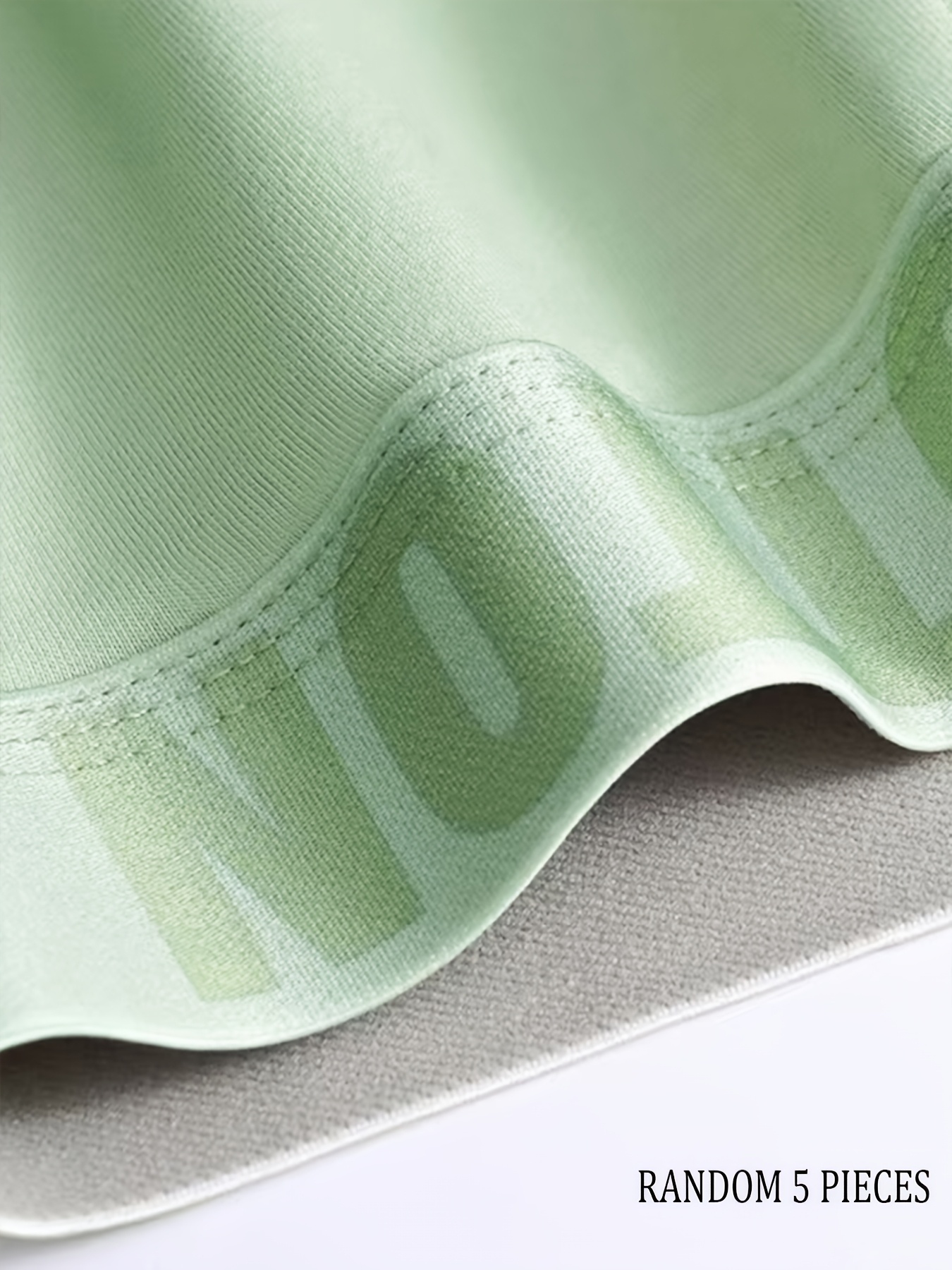 5 шт. мужские боксеры с принтом в виде букв, мужское трикотажное нижнее белье с буквами, боксеры с цветными блоками, премиальное сочетание цветов, мягкие и удобные