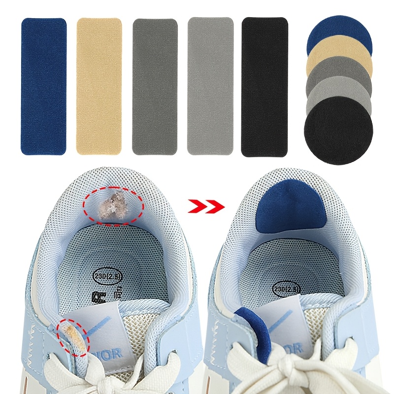 1   di 6 toppe per riparazione sneakers, per riparare strappi laterali,   nella     e usura del     scarpe