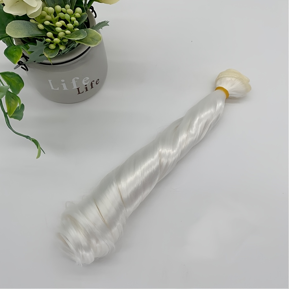 1/6 Testa di Bambola BJD con Capelli Neri castani Dorati per Bambola da