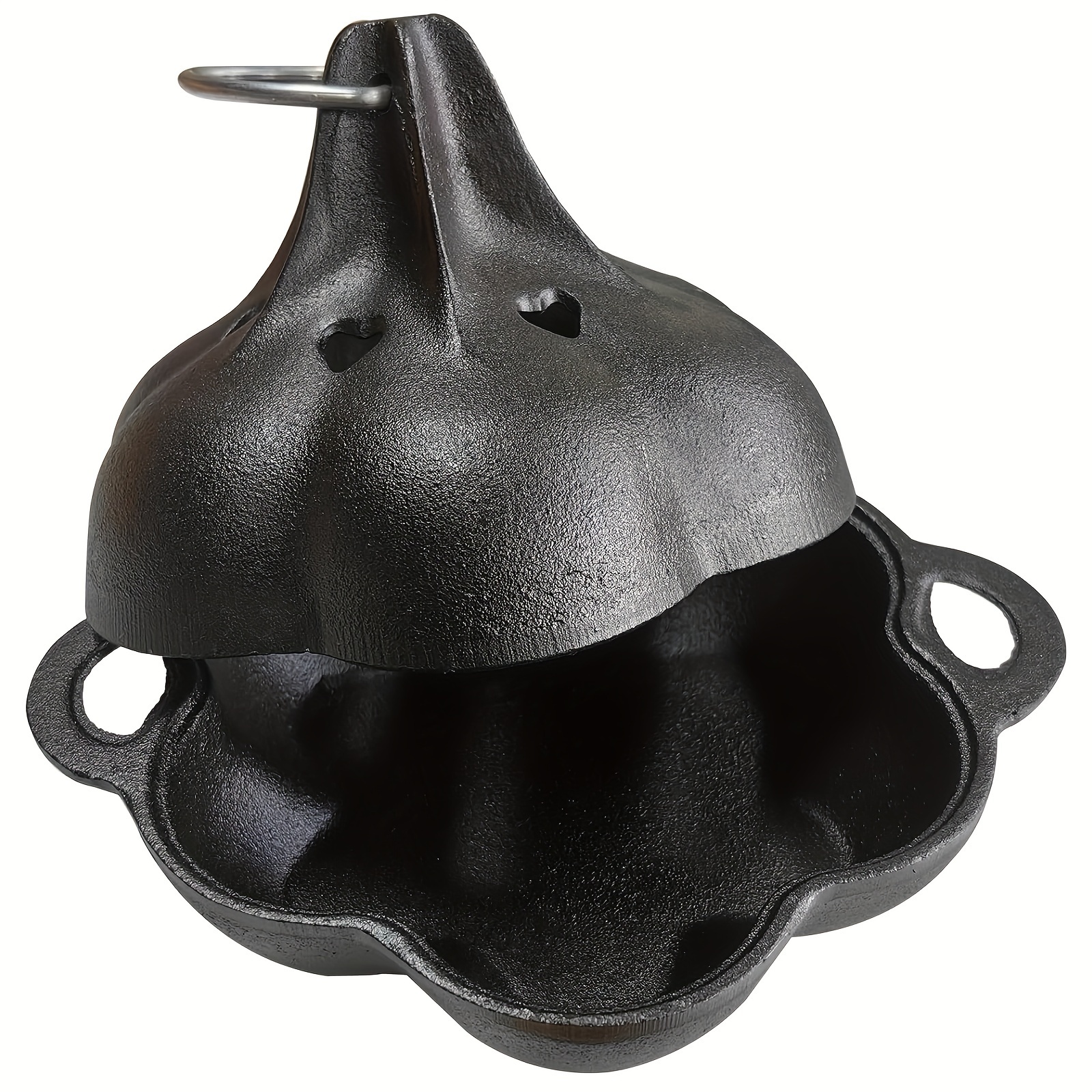 

Cast Iron Roaster & Garlic Baker, Box, Pre- Cast Iron Garlic Roaster For Grill, Bbq And Oven, For Smoky, Vegetables, Meats