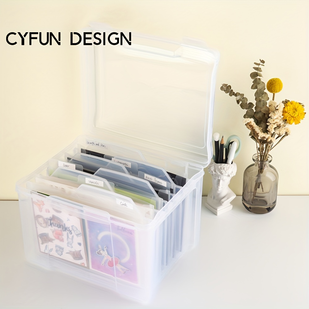 

Design Double Sided Strong Magnetic Sheets, Plastic Storage Envelopes And Clear Craft Storage Box For Storing Scrapbooking Craft Dies