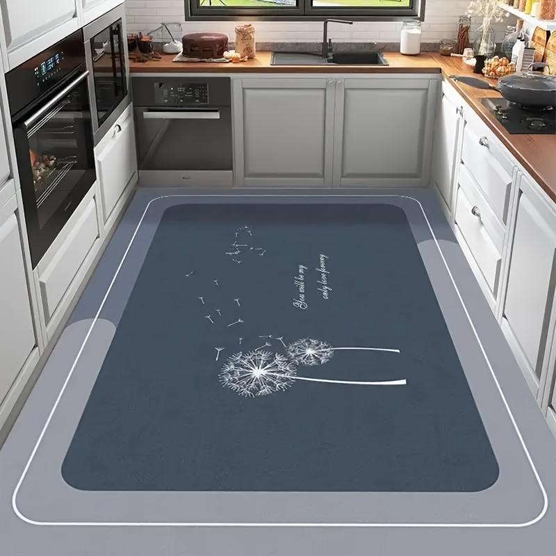 rubber diatomaceous   mat non slip quick dry mat entryway hallway mat machine washable