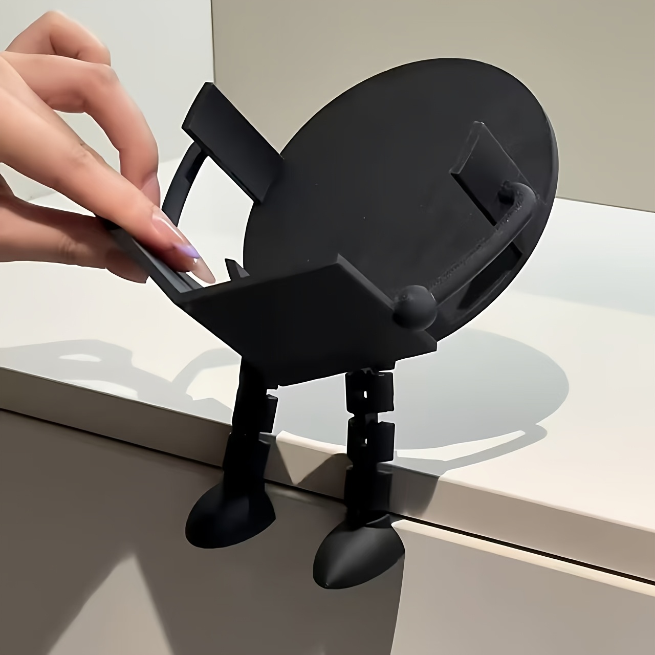TEMU Portarotolo per fazzoletti di carta e divertente a forma di figura, con giunti delle gambe mobili, divertente decorazione per il bagno, design