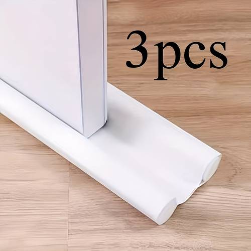 3pcs door seam sealing strip windproof door windproof and rainproof window windproof wind deflector adjustable door sweeping
