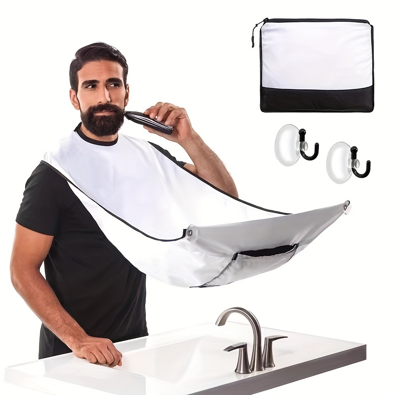 

Men's Beard Shaving Apron - Home Use, Ideal Christmas Gift For Him, Shaving , Beard Repair, Cleaning Tool, Men's Gift