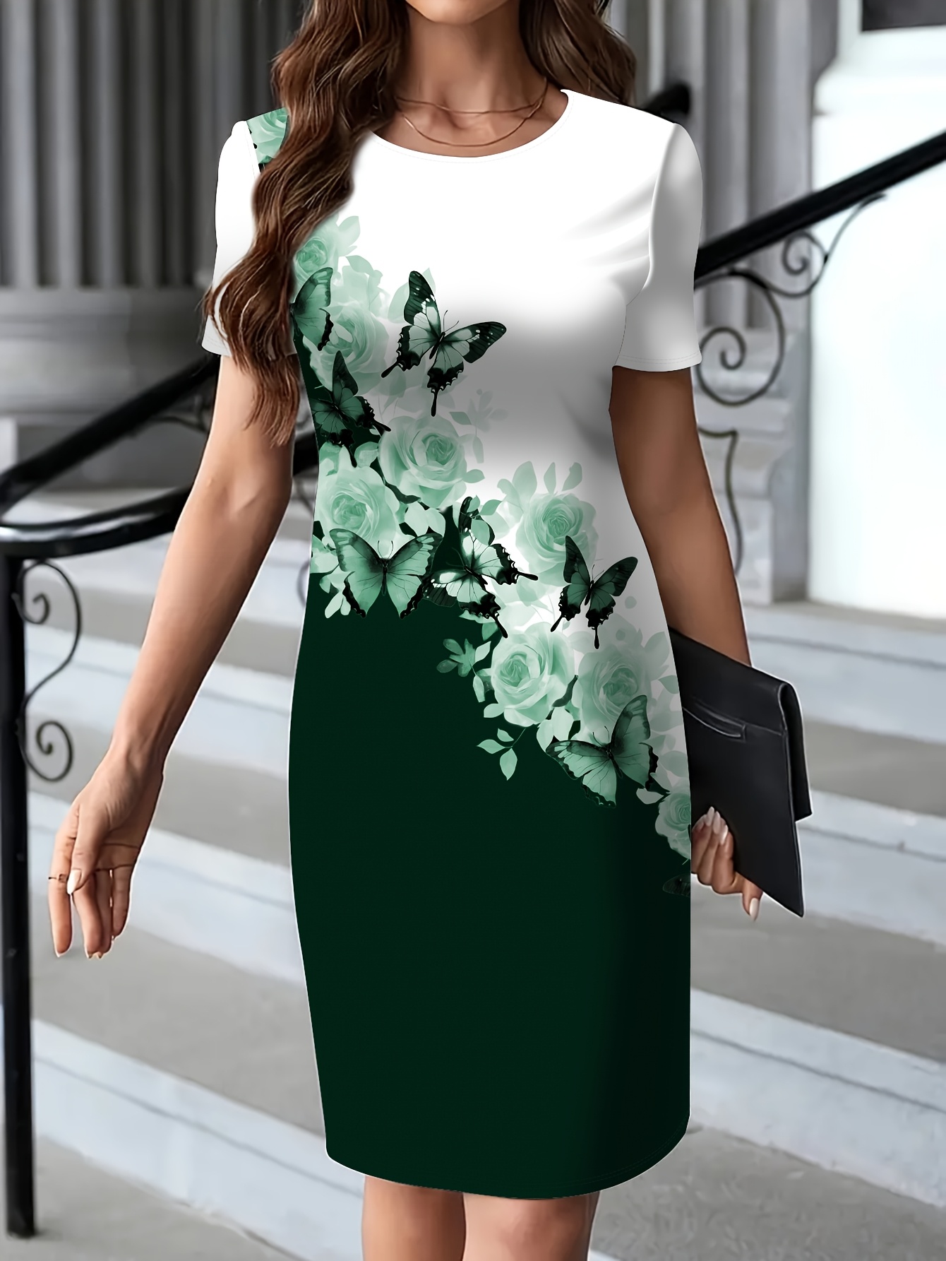 dark green dresses for women sold on Temu Mexico