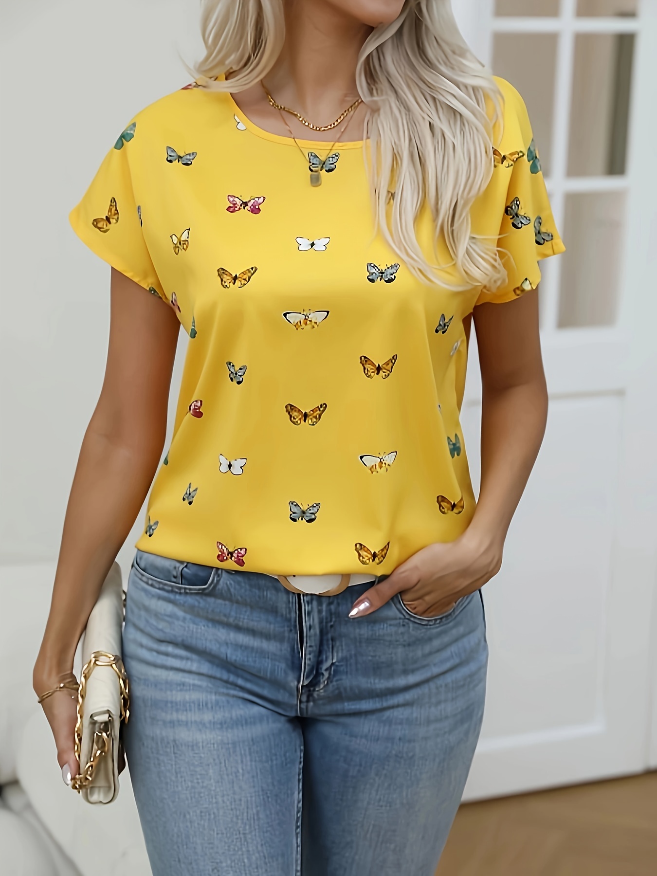 yellow fashion blouses