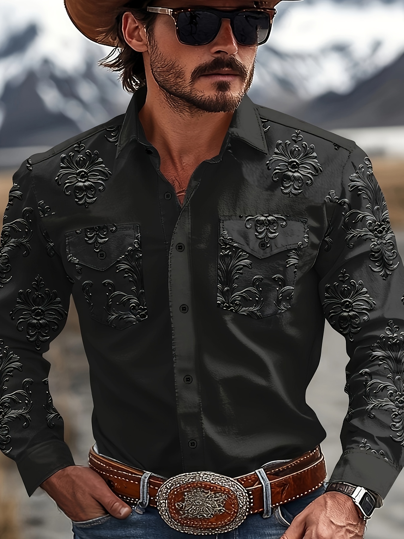 mens western dress wear