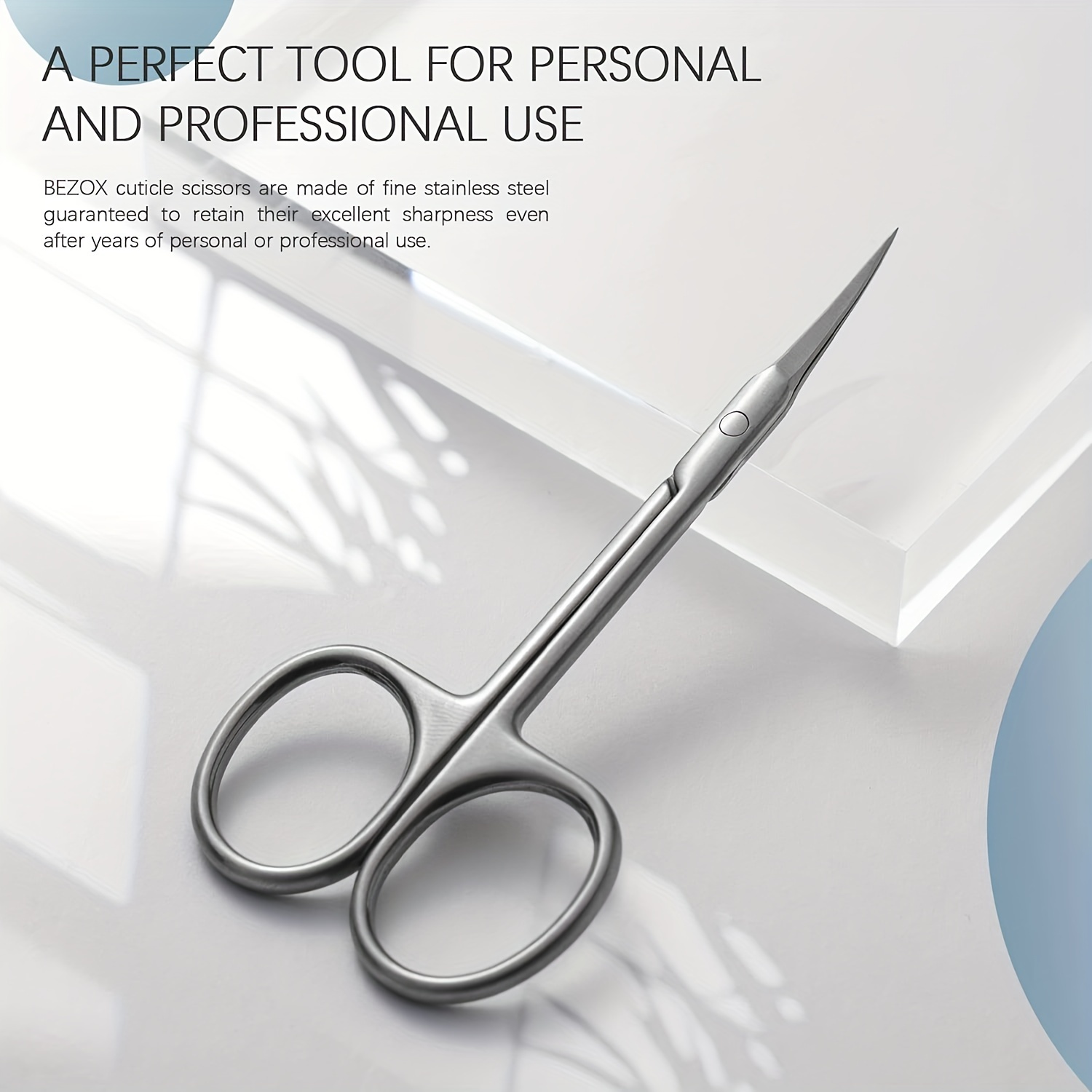 Extra Fine Curved Cuticle Thin Scissors - Temu