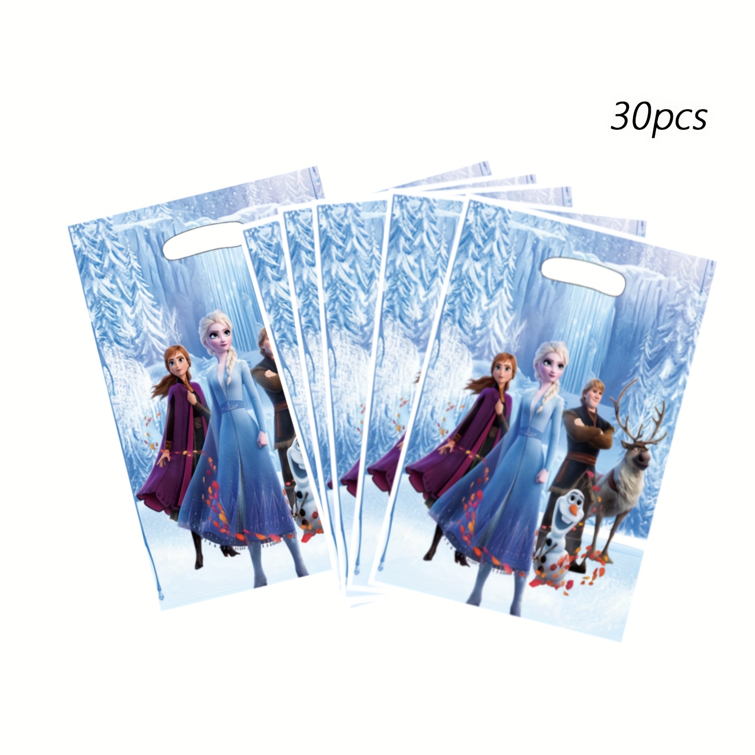 TEMU 30 st Disney Frozen Födelsedagsfest Presentpåsar, Frozen Festdekorationer, Elsa Presentpåsar